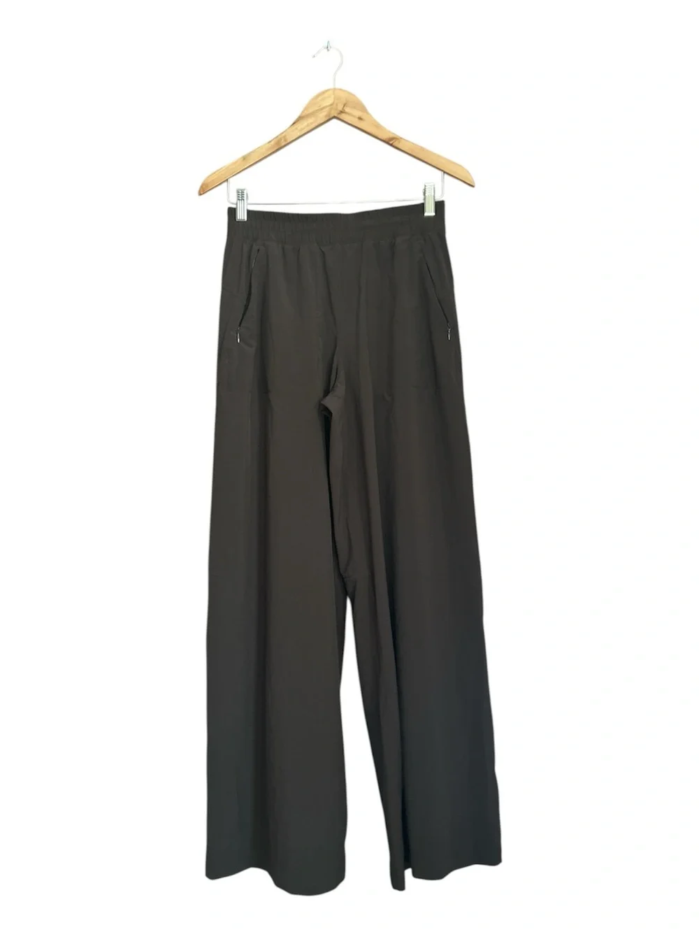 Lululemon Swift Mid Rise Wide Leg Pant Brown Lightweight Size 6